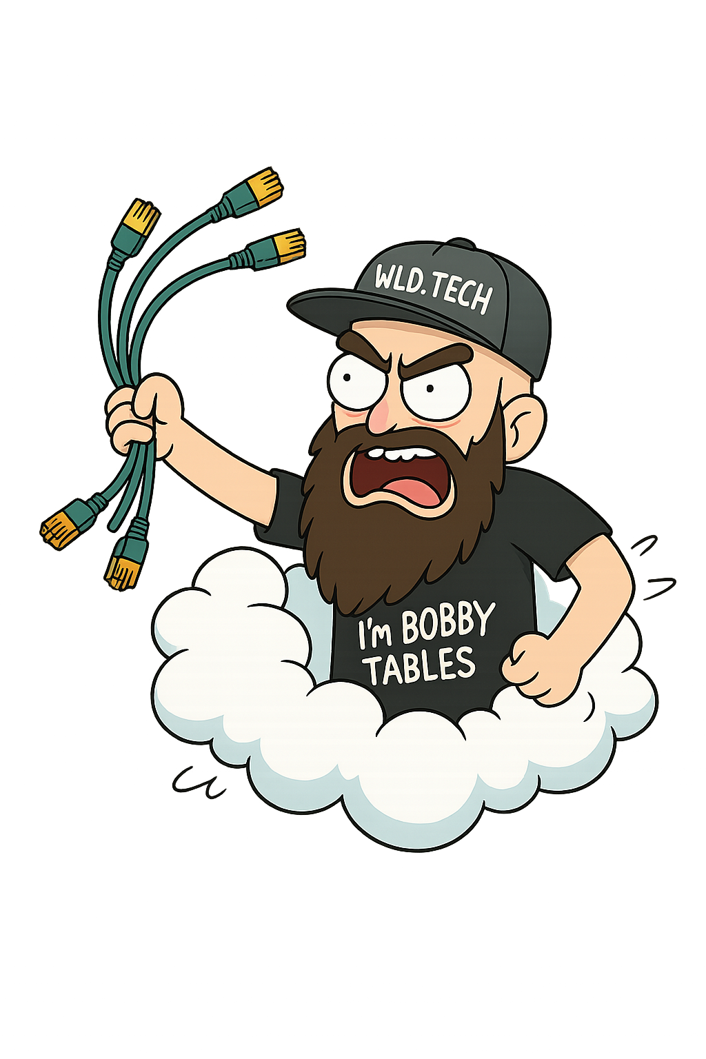 Cartoon portrait of Adam